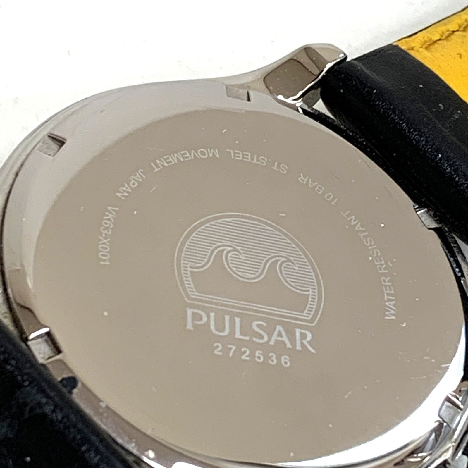 現状品】SEIKO PULSAR VK63-X001 腕時計 セイコー パルサー クロノ
