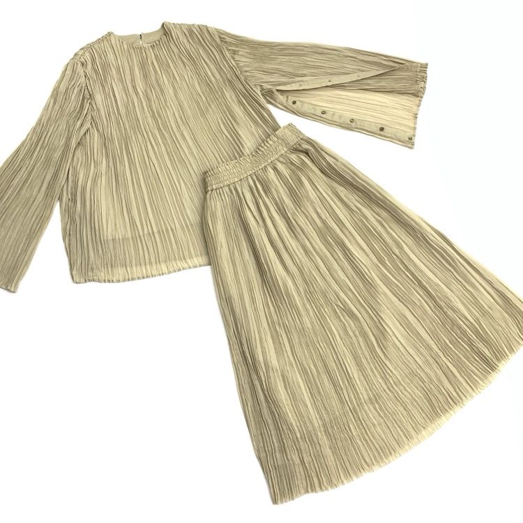 HYKE ハイク RANDOM PLEATED SKIRT 2022SS