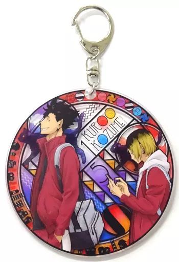 雑貨 黒尾鉄朗＆孤爪研磨 音駒 アクリルアートキーホルダー2 ハイキュー!! セカンドシーズン