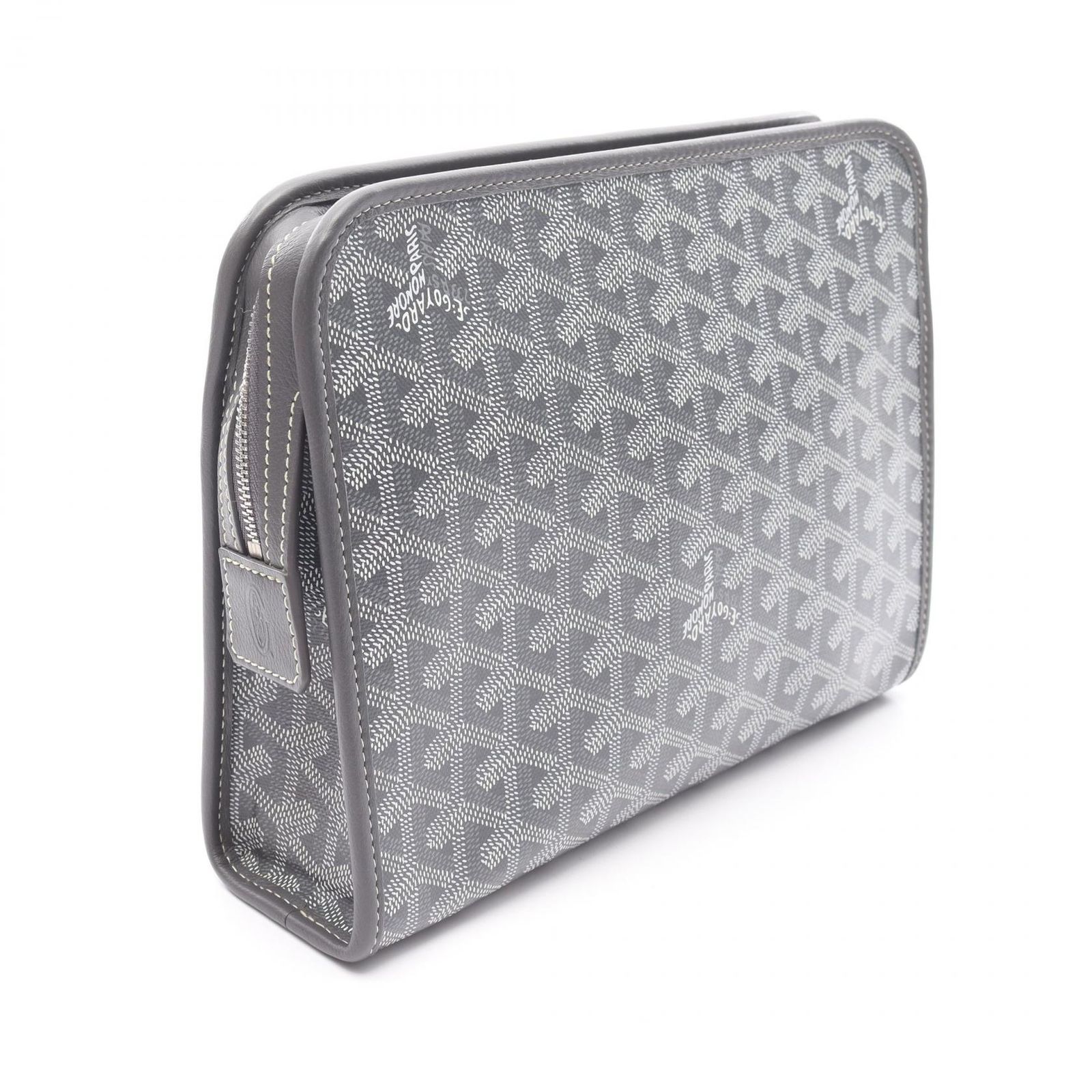 ゴヤール GOYARD セカンドバッグ クラッチバッグ ジュバンスMM グレー 