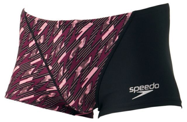 speedo スピード BOOM FLOW T-BOX PKxPK M ST52405 PP | スイムウェア メンズボックス ジャマー 耐塩素性 4WAYストレッチ ハーフパンツ レッグ丈 スピンドル付き 練習用 水泳 水着 プール トレーニング 快