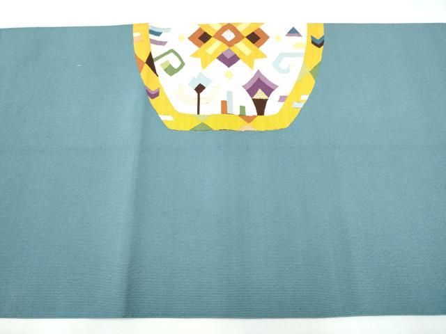 平和屋着物○爪掻き本綴れ 八寸名古屋帯 狩猟文 金銀糸 正絹 逸品