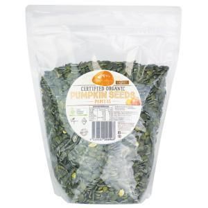 5営業日で発送 シェフズチョイス オーガニックパンプキンシード 1kg 有機かぼちゃの種 pumpkin seed PUMPKIN1K 入数 10