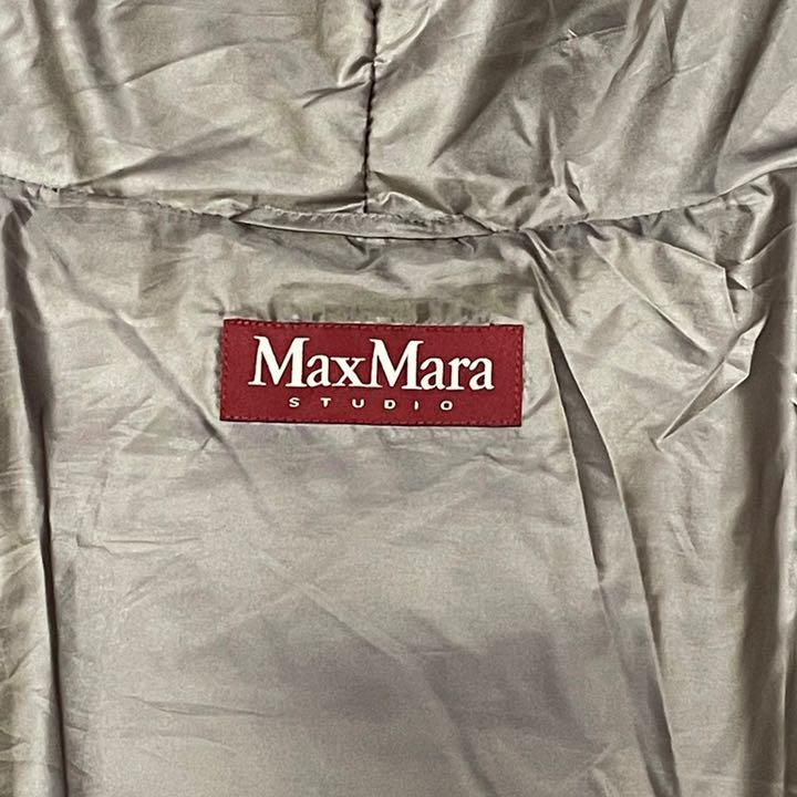 MaxMara マックスマーラ ロングダウン フードファー付き 165/88A 