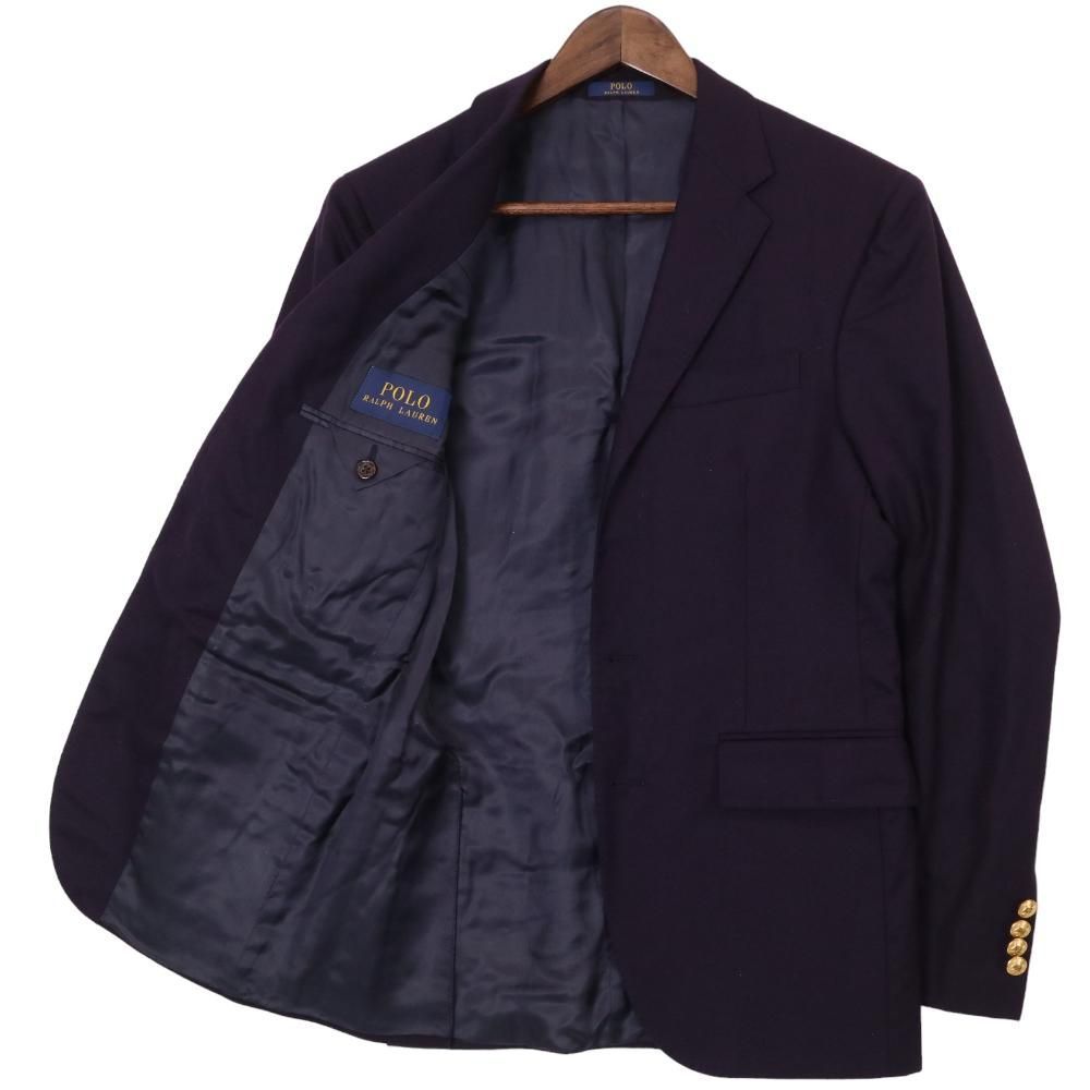 ポロ ラルフローレン 金ボタン ゴルフロゴ ウール テーラード