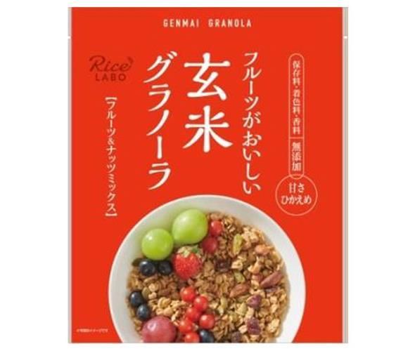 幸福米穀 玄米グラノーラ フルーツ＆ナッツミックス 250g×15袋入× 2ケース ｜ 一般食品 健康食品 シリアル 袋 甘さひかえめ