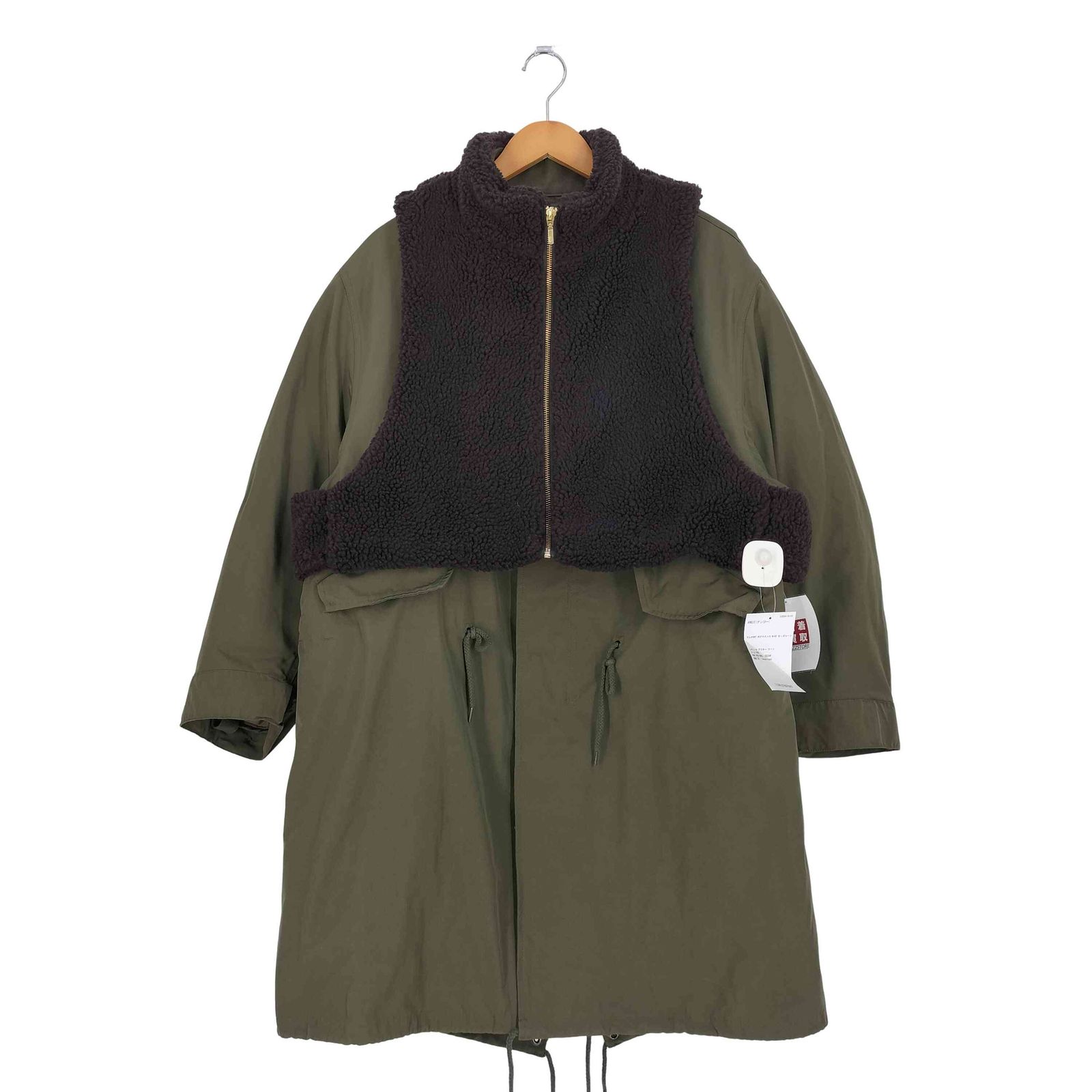 アンジー ANGIE マルチWAY ボアベスト付 M-65 モッズコート レディース