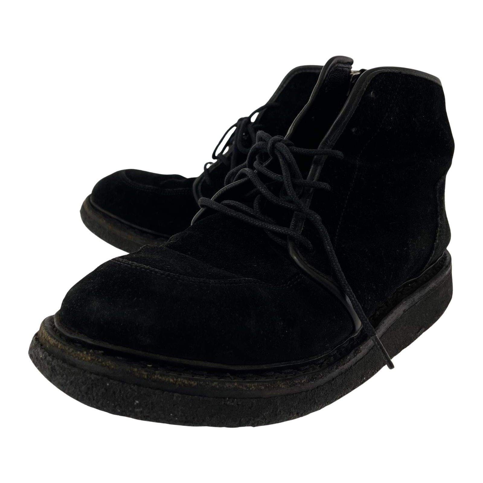 BALMAIN バルマン スエード調 サイドジップ ショートブーツ size40/ブラック