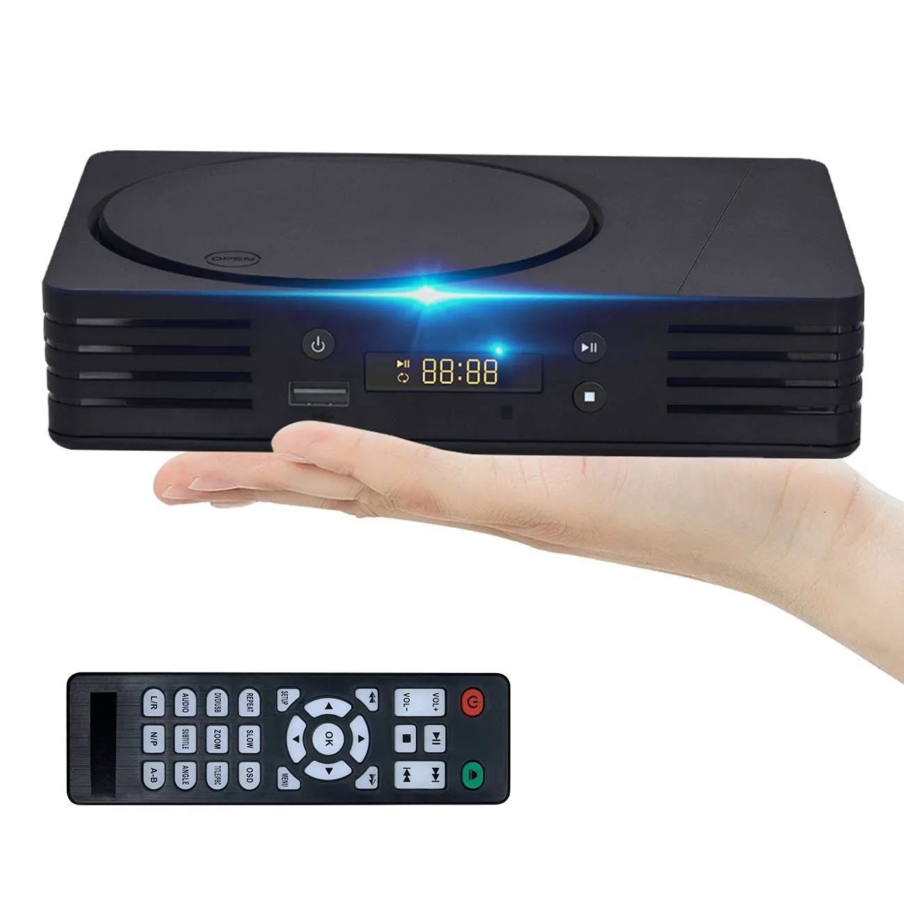 ミニDVDレコーダー　USB TFカード再生　テレビ プロジェクター接続可
