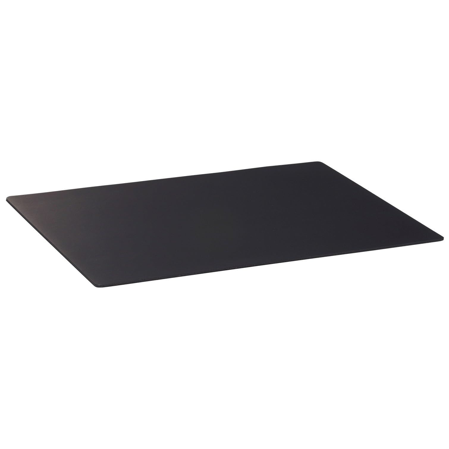 Size 60 x 45 cm プラス デスクマット レザー調 ブラック 革 600×450mm 36-637