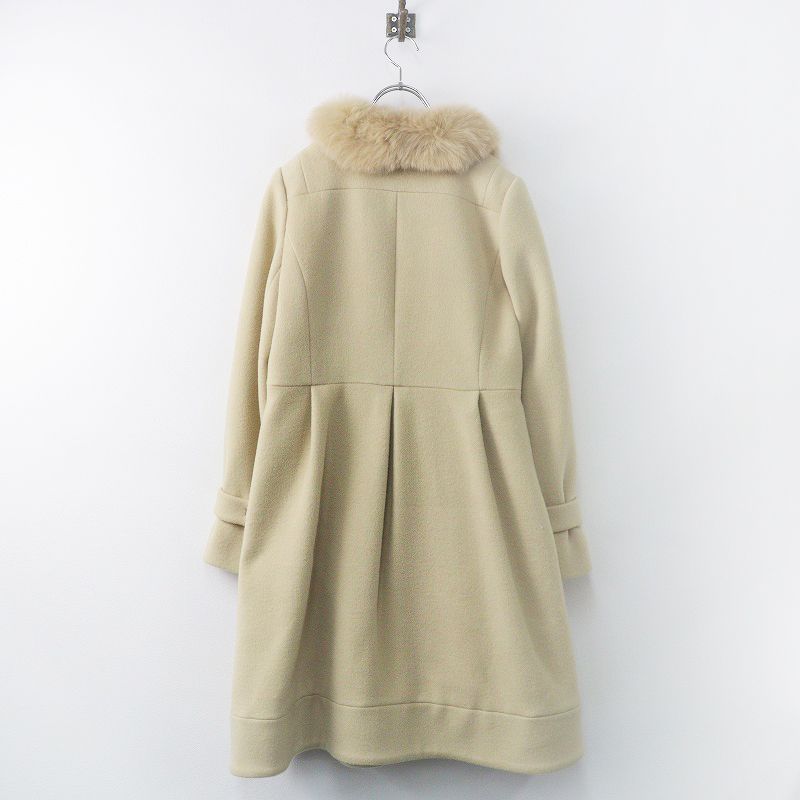 美品 TO BE CHIC ファー付きコート 美品✨】トゥービーシック ポンチョ