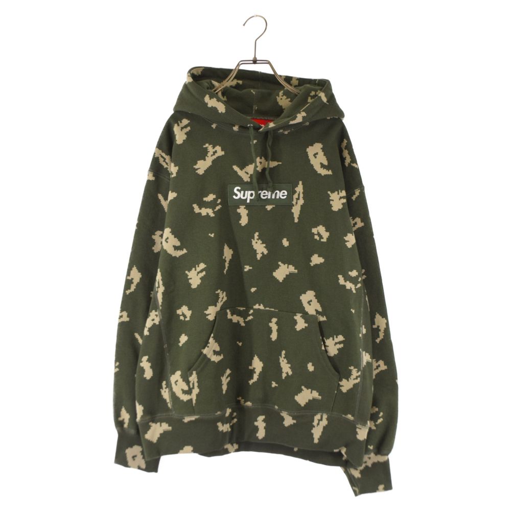 SUPREME (シュプリーム) 21AW Box Logo Hooded Sweatshirt Olive 