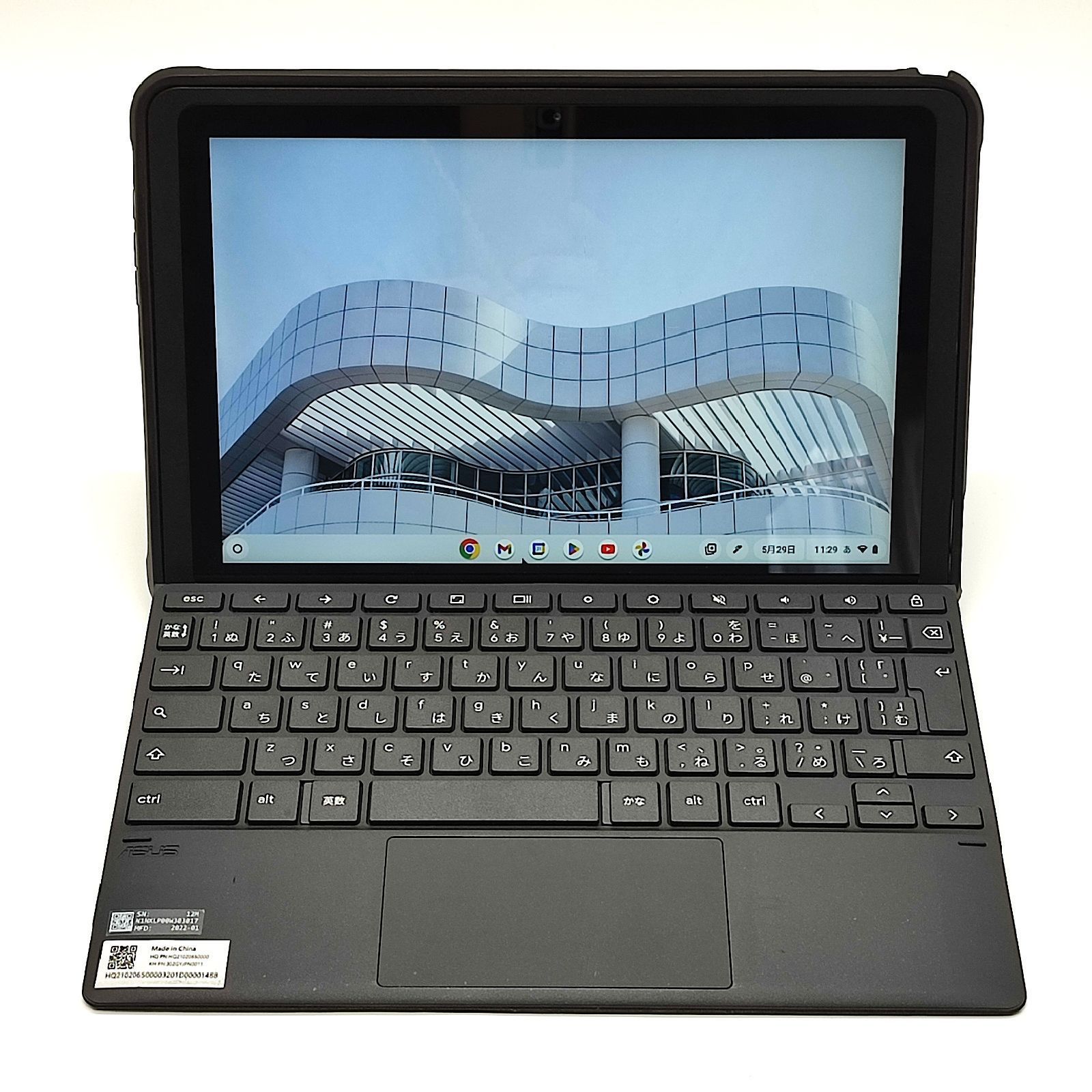 ASUS Chromebook Detachable CZ1 10.1インチ 堅牢コンパクト CZ1000DVA-L30013 ペン内蔵 箱有り