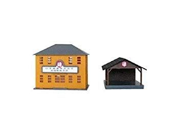 【中古】津川洋行 Nスケール 13438 日通事務所・仕分所 組立キット wgteh8f