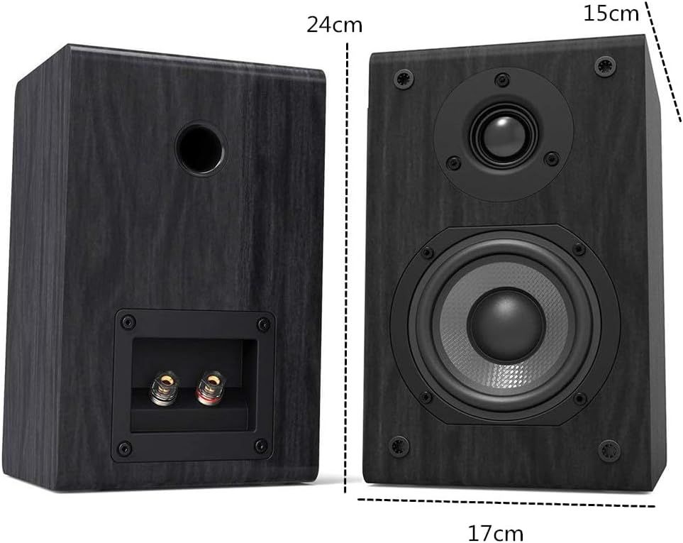 LONPOO ブックシェルフスピーカー 150W(2台1組) パッシブ
