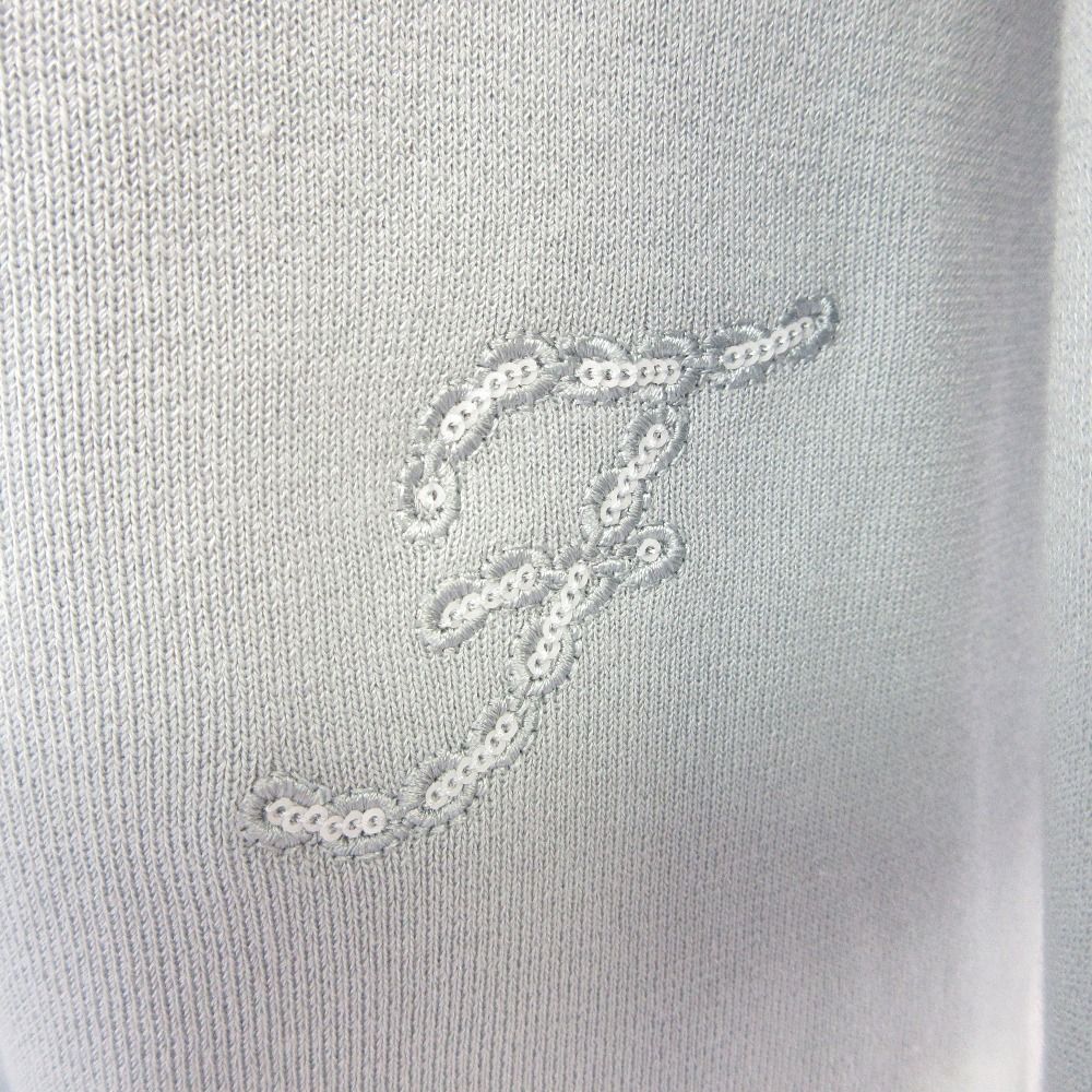 FOXEY - 美品 25SS FOXEY フォクシー Cardigan Modernity ミドル ニット カーディガン 45152 サイズ38 ソフィーブルー レディース 古着 中古 USED FOXEY - 美品 25SS FOXEY フォクシー Cardigan Modernity ミドル