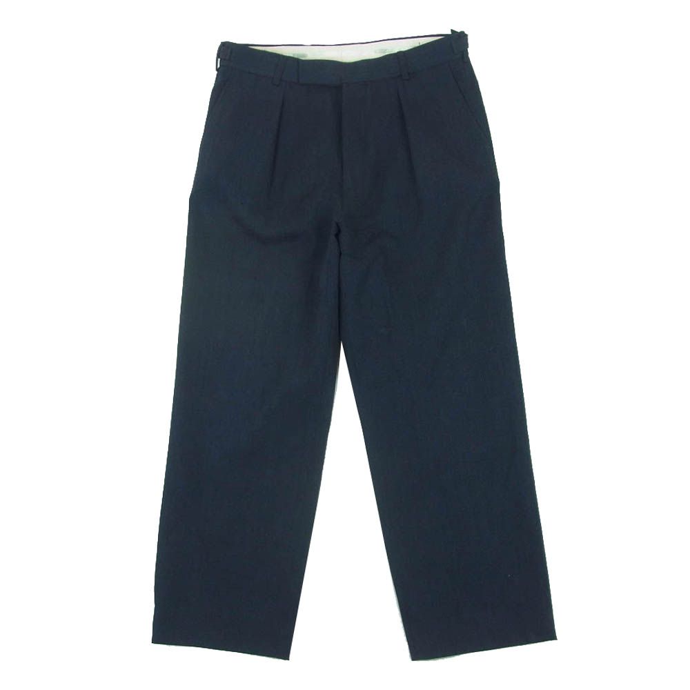 A.PRESSE アプレッセ 23AW 23AAP-04-19M British Military Dress Trousers ブリティッシュ ミリタリー ドレス トラウザー パンツ ダークネイビー系 3