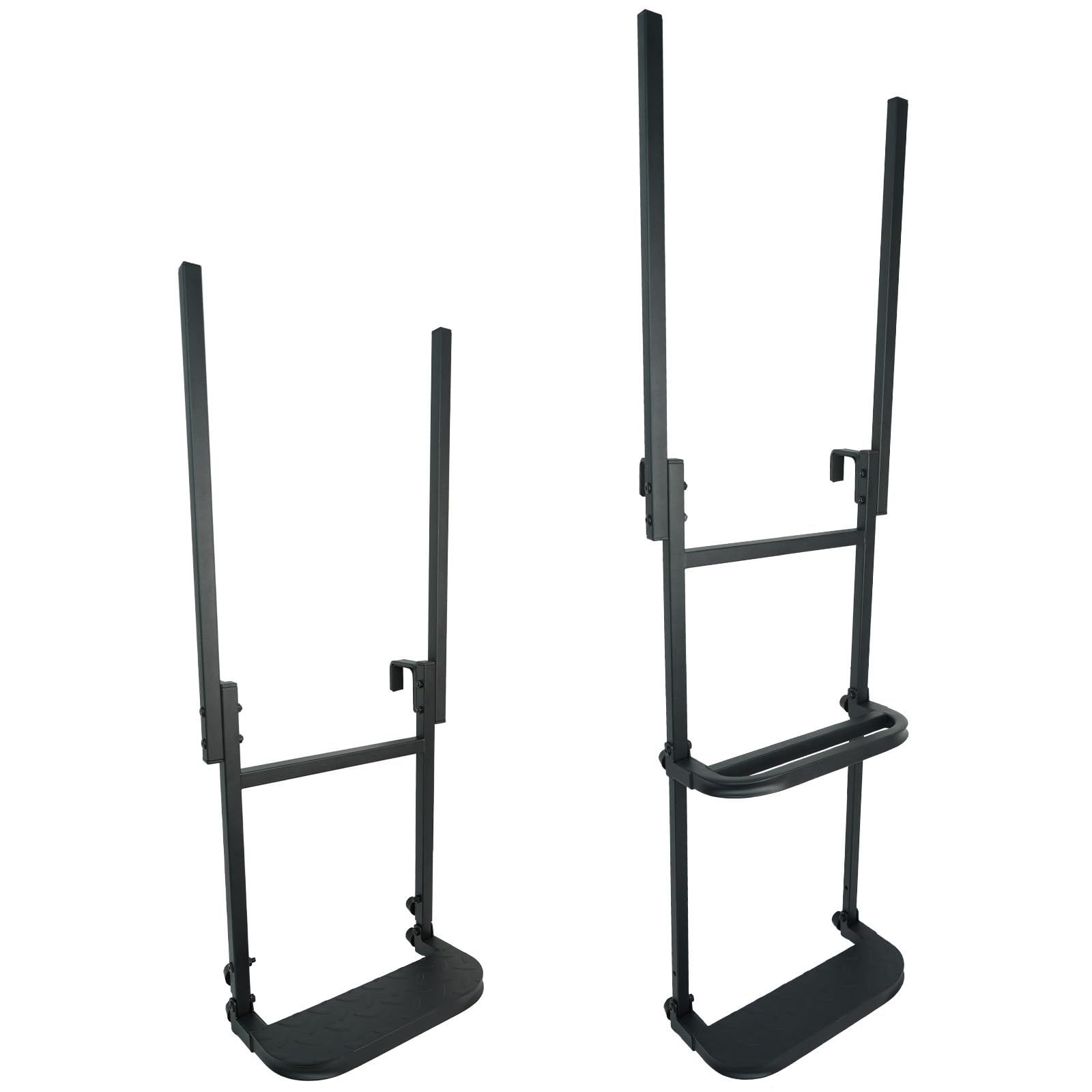 はしご トラック用荷台はしご トラック用 トラックステップ トラックステッパー 荷台ステップ KATOLITE トラック昇降設備 両側手すり付き 一段から二段に簡単に切り替えができます