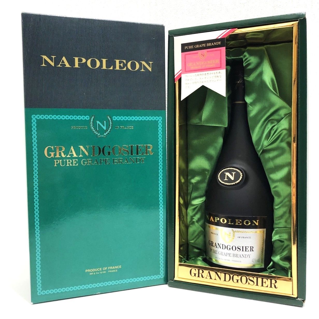 未開封【ナポレオン GRANDGOSIER】ブランデー 陶器 古酒 お酒 古酒 GRANDGOSIER グランゴジェ NAPOLEON ナポレオン PURE GRAPE