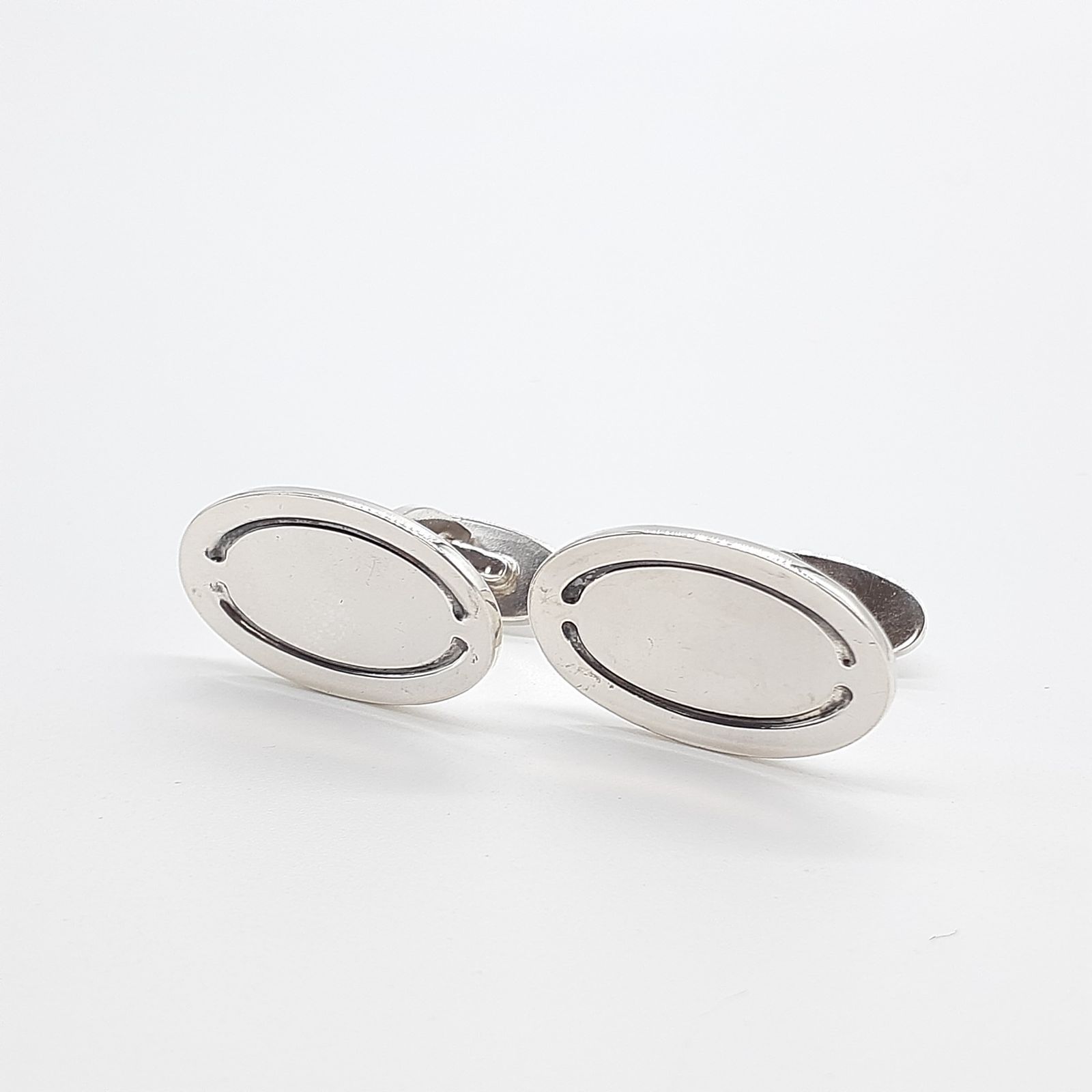 Denmark シルバー925 リーフ カフス ボタン リング 【公式通販】