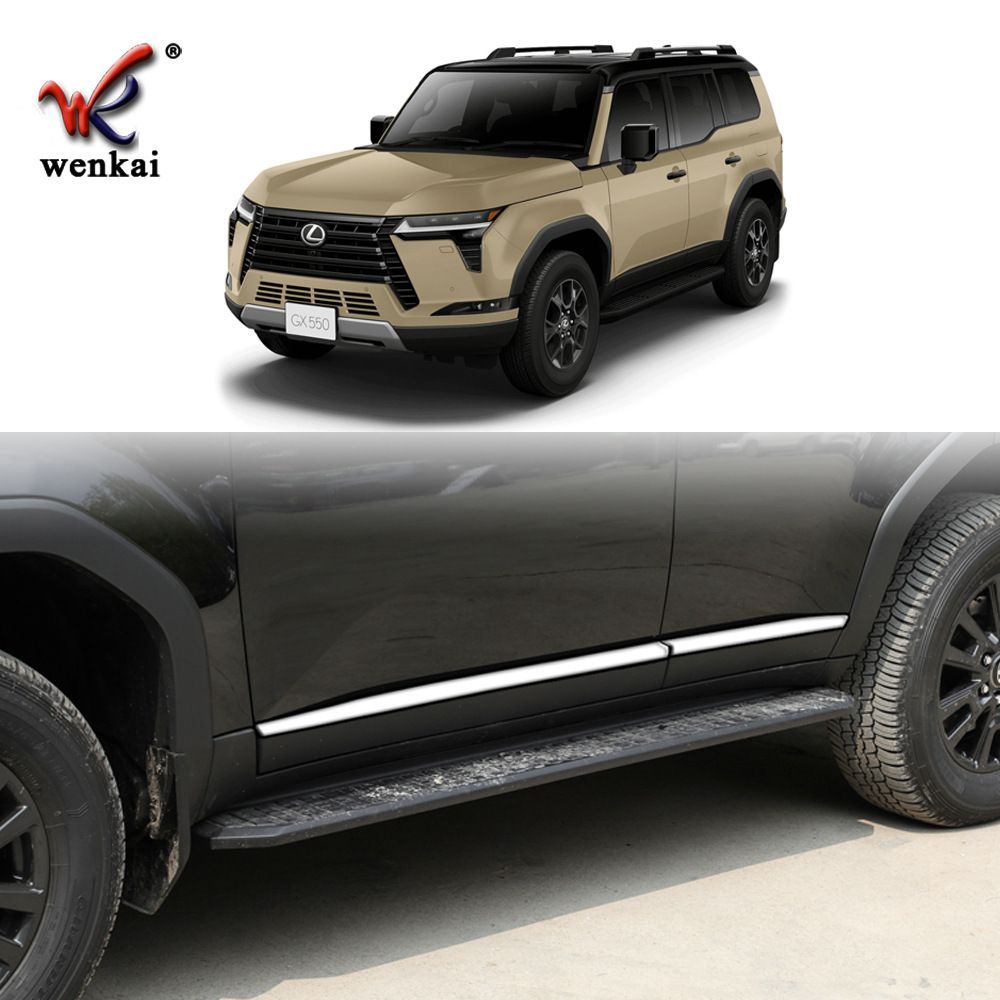 モデル 雷克 !-利用不可文字-! スGX550 車両ドアサイドメッキガーニッシュ 4点セット 車体保護 注目シリーズ ZZ520