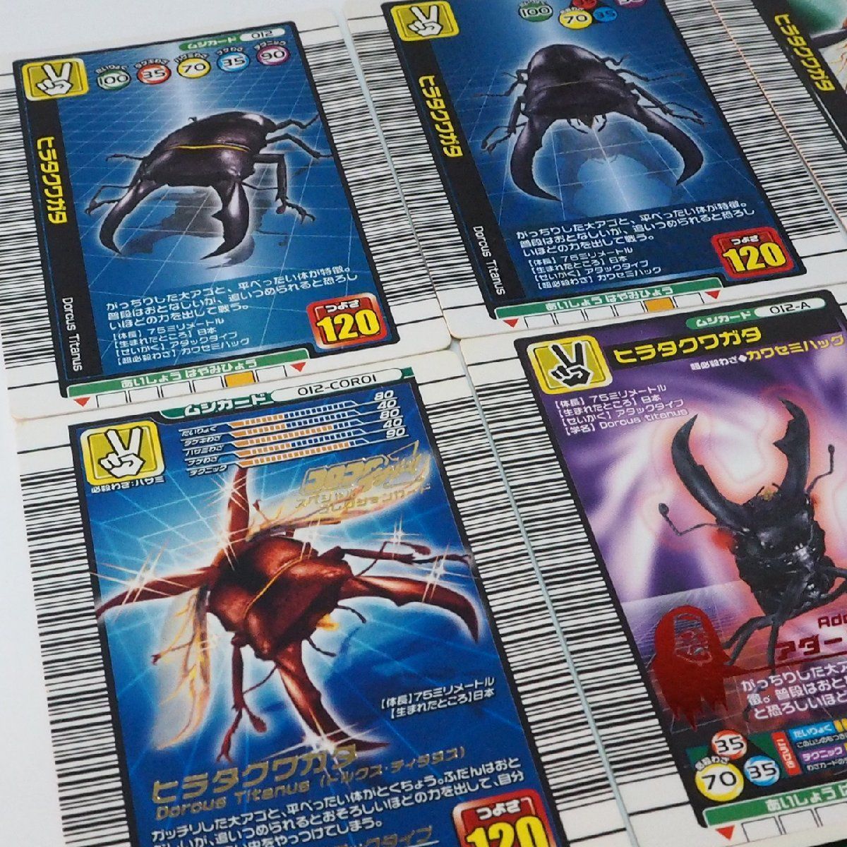 ムシキング ロケテスト ヒラタクワガタ 希少レア ブルック二枚セット ムシキング ロケテスト ヒラタクワガタ 希少レア ブルック二枚
