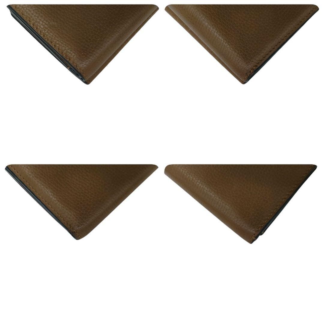 【✨美品 現行✨】ロエベ 三つ折り財布 アナグラム トライフォールド ブラウン LOEWE（ロエベ） 中古 三折財布 レディース ブランド アナグラム