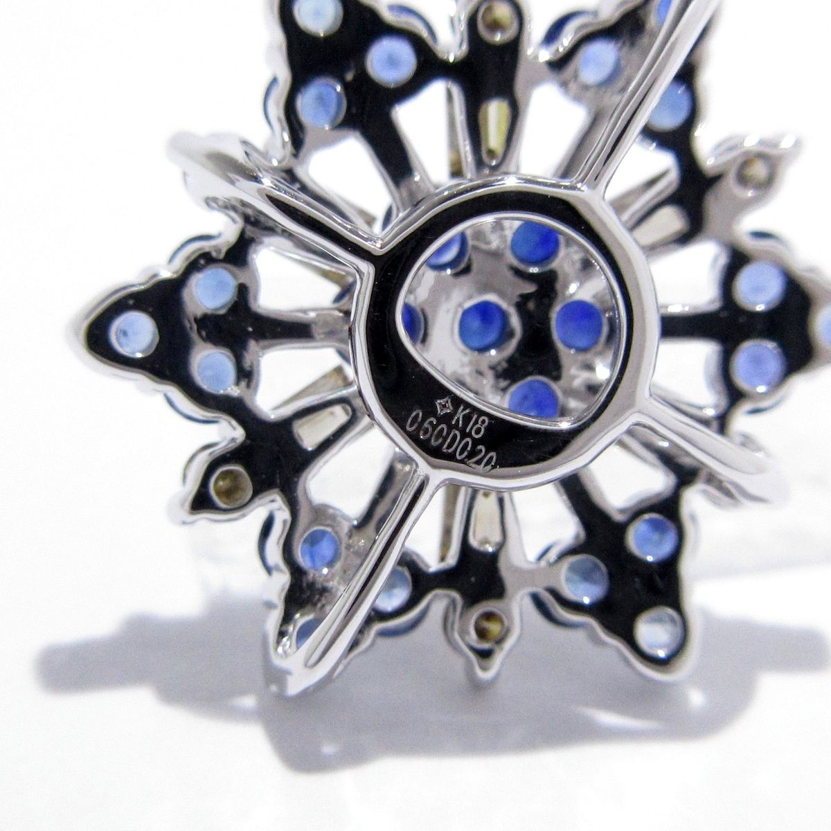 Unbranded(ノーブランド) ペンダントトップ美品 K18WG×ダイヤモンド  