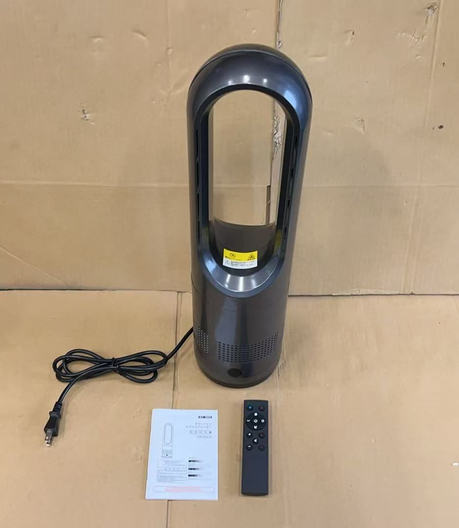 4417187 タワーファン 羽根なし DCモーター 8段階冷風-3段階暖風 リモコン付