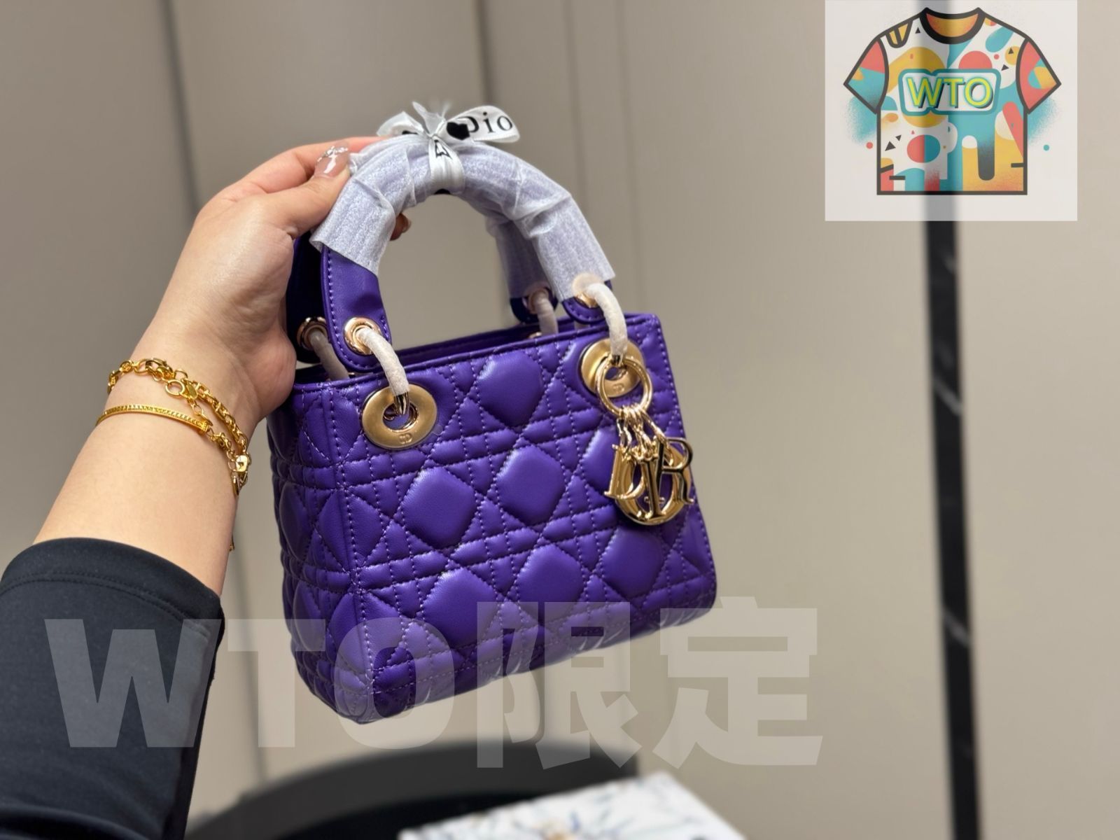 LADY DIOR レディーディオール 今日WTO】Dior Lady Dior Calfskin Bag / ディオール レディー
