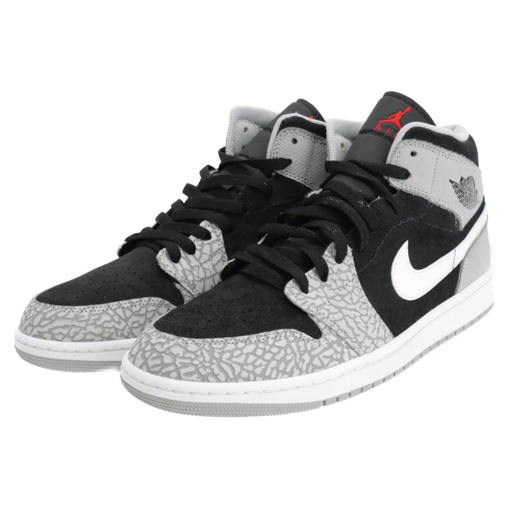 NIKE (ナイキ) AIR JORDAN 1 MID SE DM1200-016 エアジョーダン1 エレファントブラック ミッドカットスニーカー  US11/29cm グレー/ブラック - メルカリ