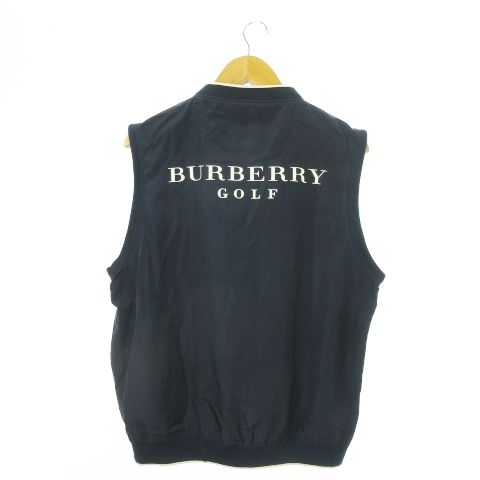 バーバリーベスト　ゴルフベスト Burberry golf バーバリーゴルフ リバーシブル ベスト レッド M