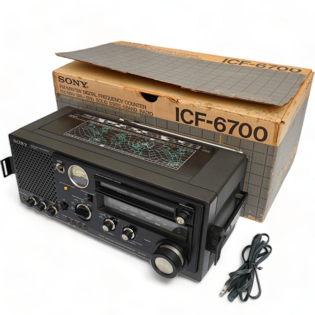 激レア】SONY ICF-6700 箱付き ソニー ラジオオーディオ機器 - ラジオ