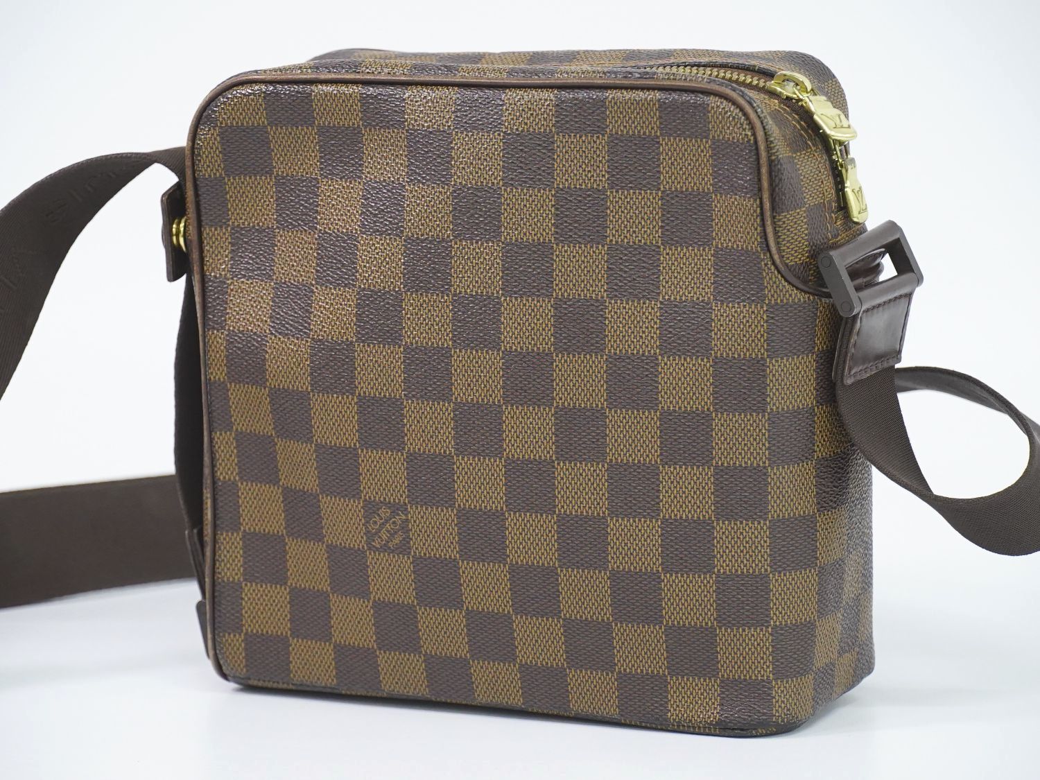 ルイヴィトン LOUIS VUITTON LV オラフ PM ダミエ エベヌ ショルダーバッグ ポシェット ブラウン N41442 Olav ビトン  バッグ 中古 - メルカリ