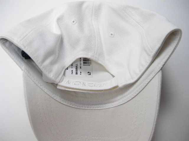サイズフリー□新品 本物□モンクレール ベースボールキャップ BB CAP 