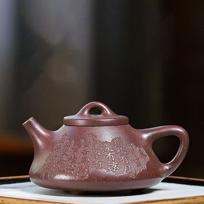 中国茶壷 急須 紫砂壺 紫砂茶器 紫砂壺急須 煎茶器 茶道具 朱泥紫砂