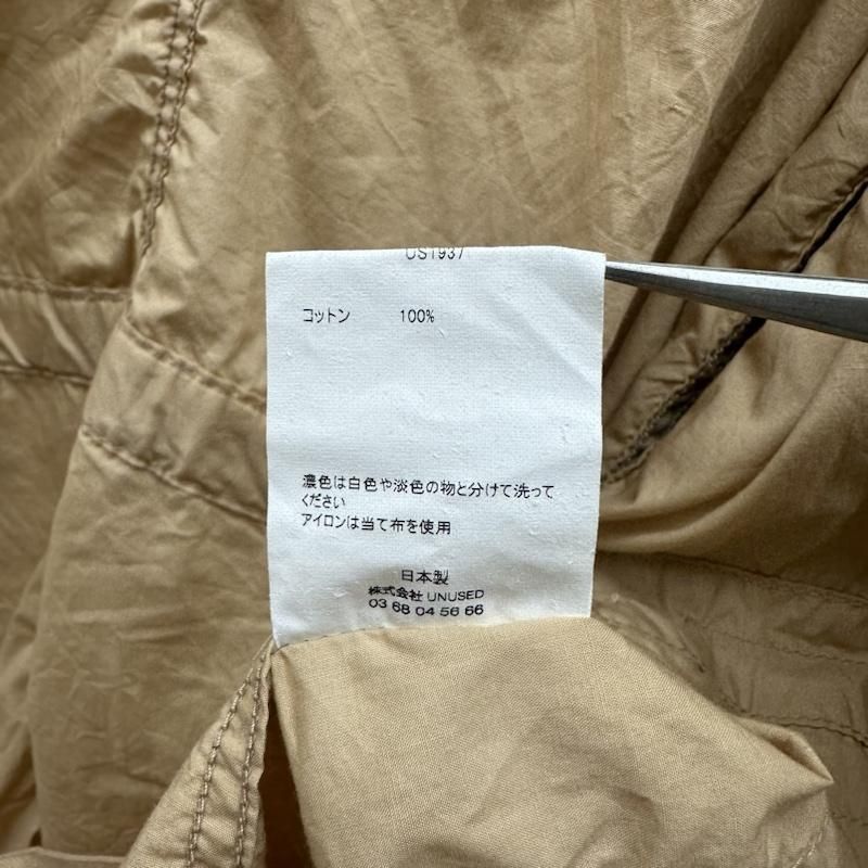 UNUSED アンユーズド コート 21ss cotton military coat