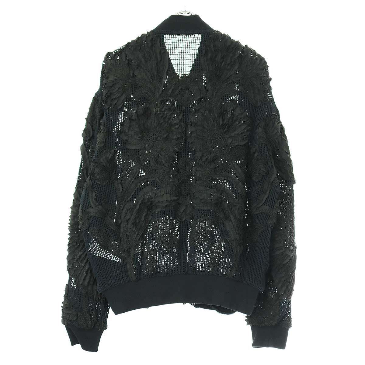 TAAKK 25SS新作 MESH EMBROIDERY ZIP BLOUSON