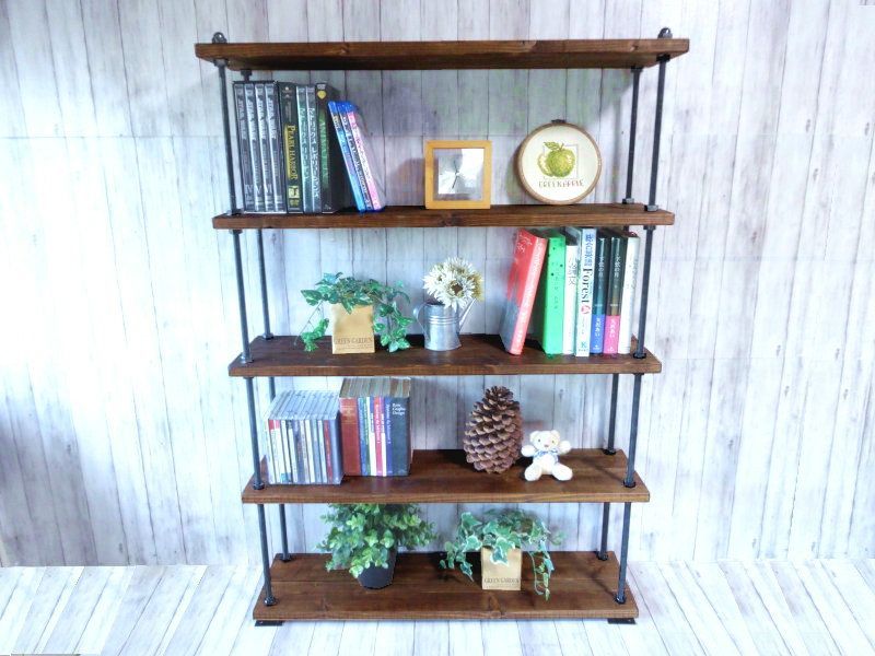 ハンドメイド シャビーボルトラック トールタイプ ダークチーク色