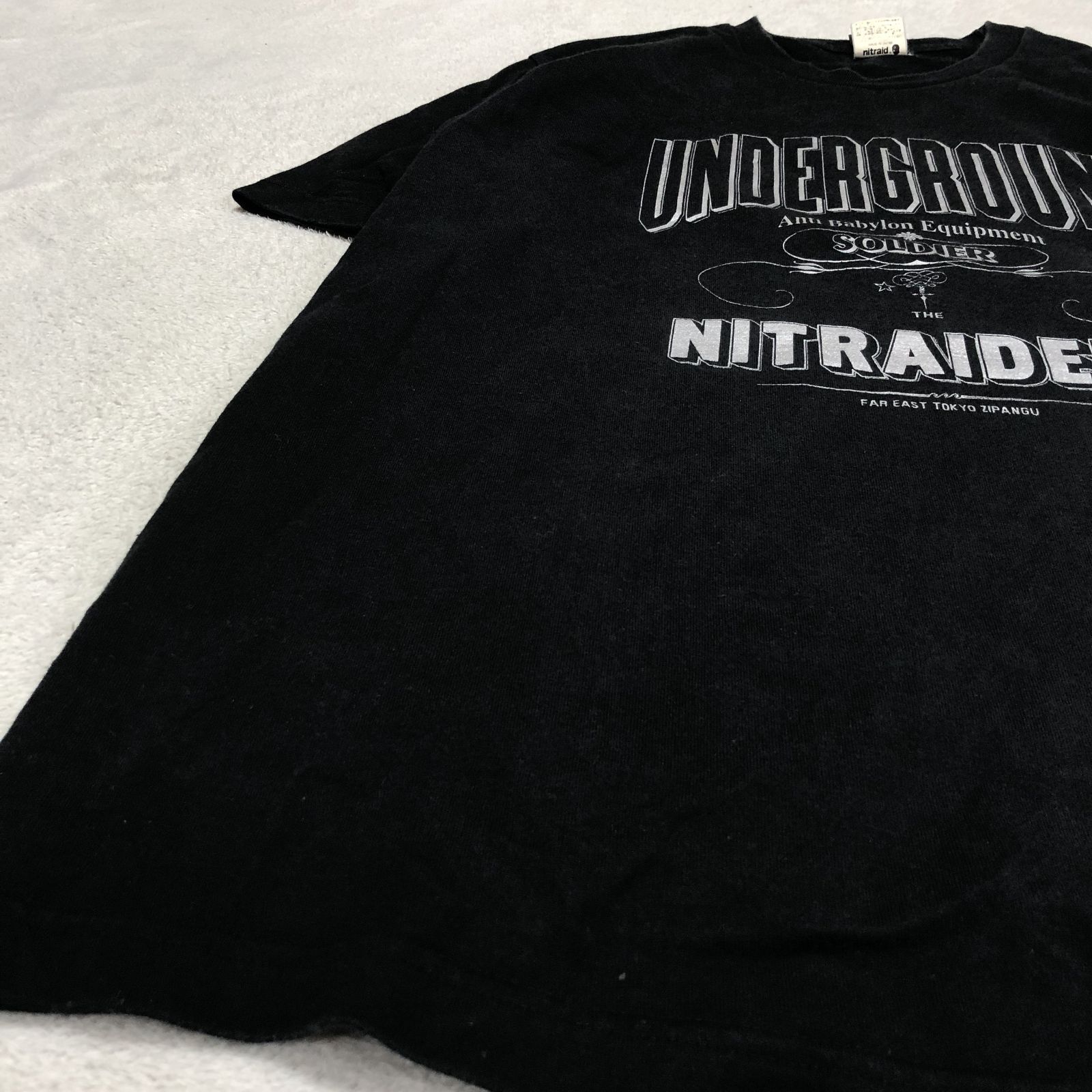 NITRAID Tシャツ ブラック迷彩 NITRAID Tシャツ ブラック迷彩