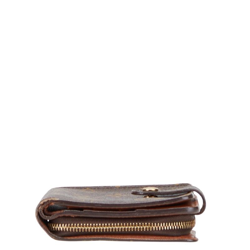 ルイ ヴィトン モノグラム コンパクトジップ 二つ折り財布 コンパクト  