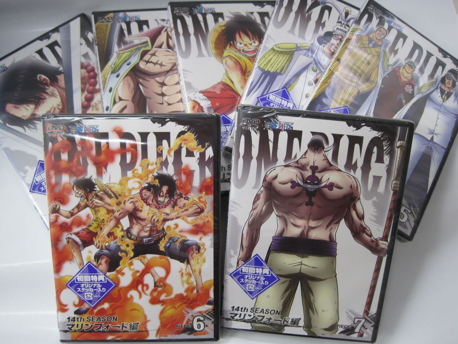全巻セット【中古】DVD▼ONE PIECE ワンピース 14thシーズン マリンフォード編(14枚セット)第459話～第516話 レンタル落ち 全巻セットDVD▽ONE PIECE ワンピース 14thシーズン マリン