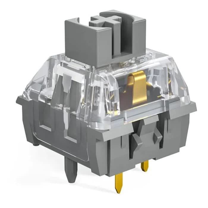 【在庫処分】40gf 潤滑済み 5ピン メカニカルキーボード用 静音リニアスイッチ Switch/Linear V2 Silent (35個) Midnight Kailh
