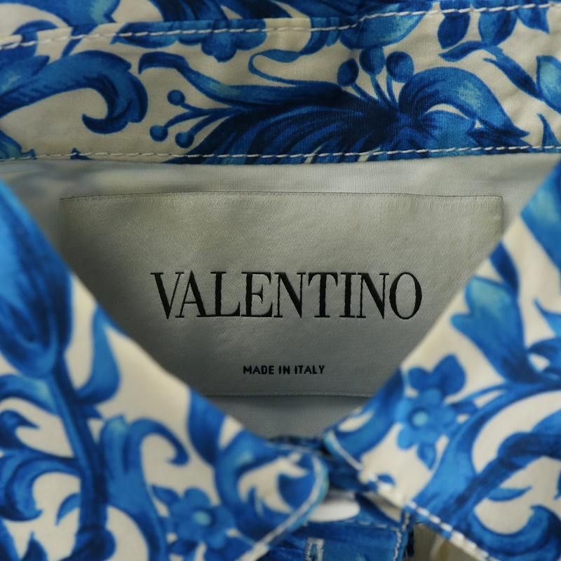 VALENTINOヴァレンチノ 総ロゴ デザインワンピース ヴァレンティノ ヴァレンチノ VALENTINO シャツワンピース 長袖
