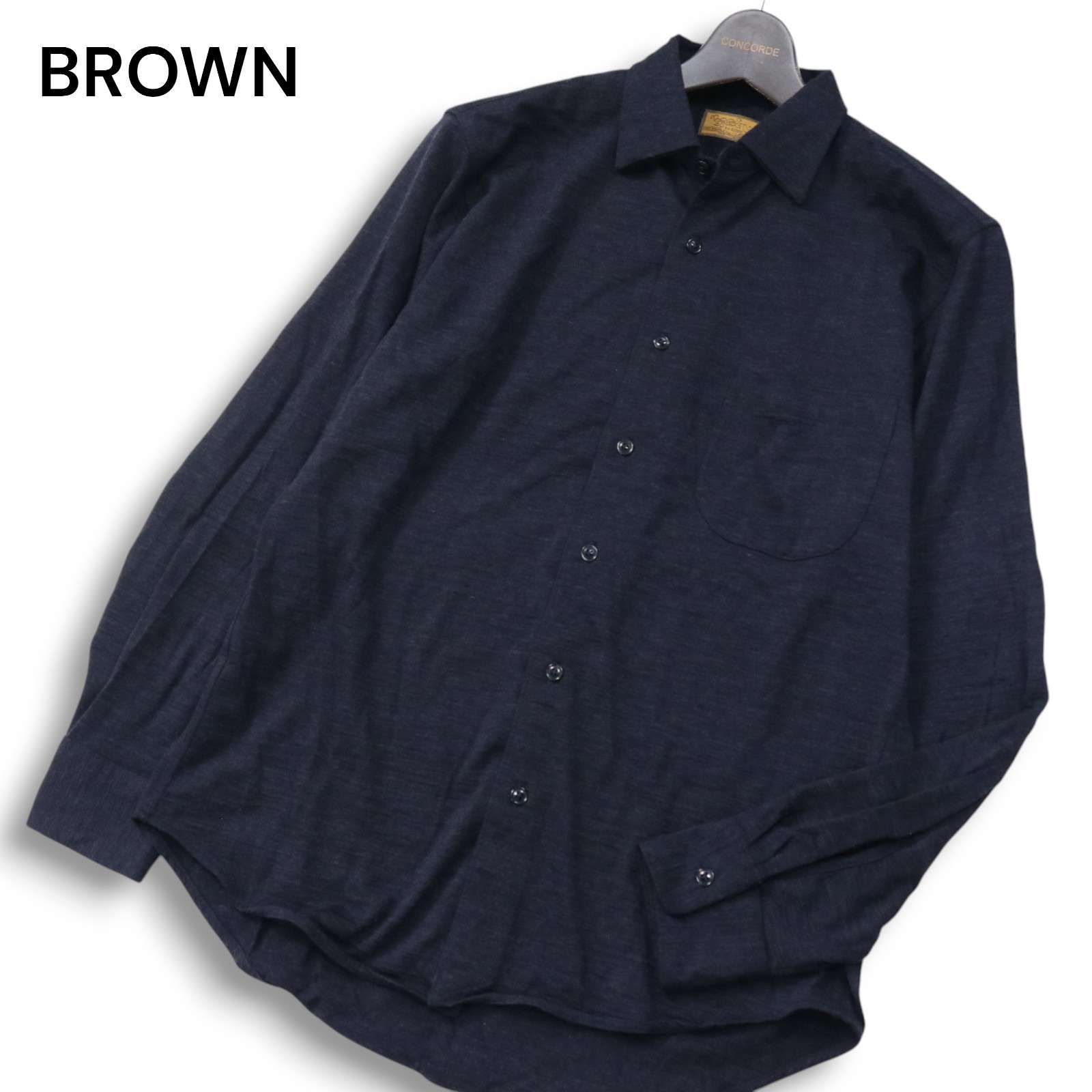 BROWN by 2-tacs 長袖チェックシャツ M