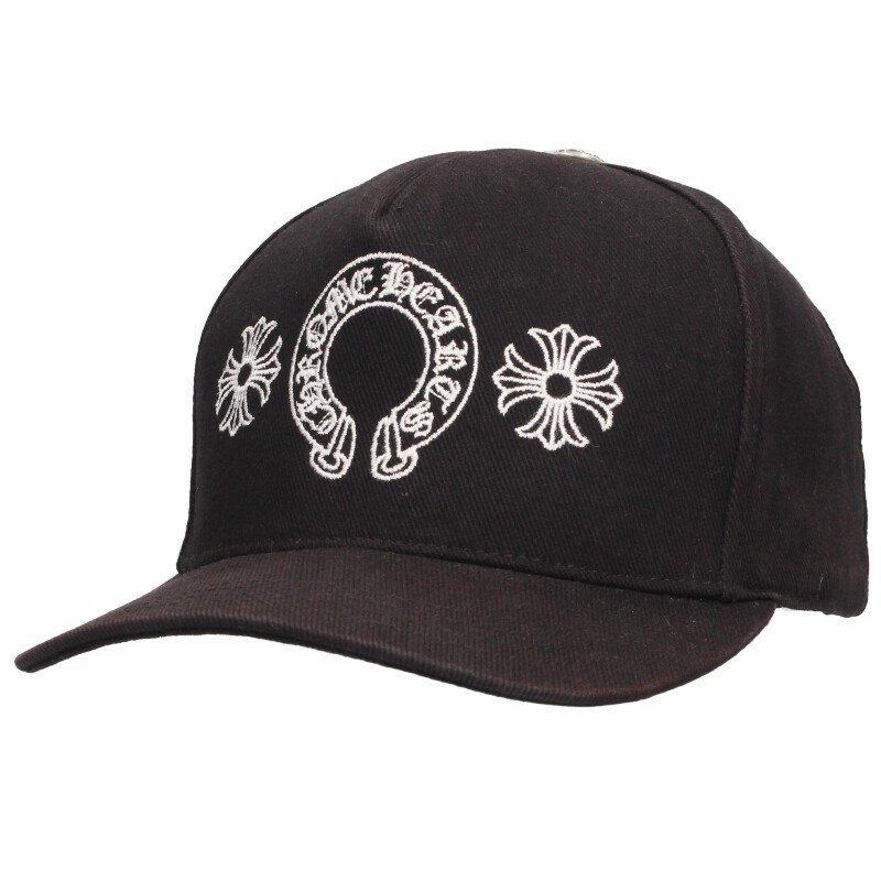 クロムハーツ TRUCKER CAP|デニムトラッカー ホースシューステッチデニム帽子 メンズ ONE SIZE