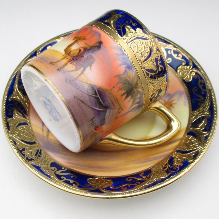 Noritake - 1891オールドノリタケヘビー金盛りコバルトクリーマー Noritake - 1891オールドノリタケヘビー金盛りコバルトシュガー