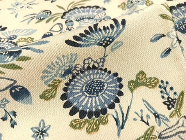 平和屋着物●上質な小紋　型染め　草花文　正絹　逸品　AABA2746ph 平和屋着物○上質な小紋 型染め 草花文 正絹 逸品 AABA2746ph - メルカリ