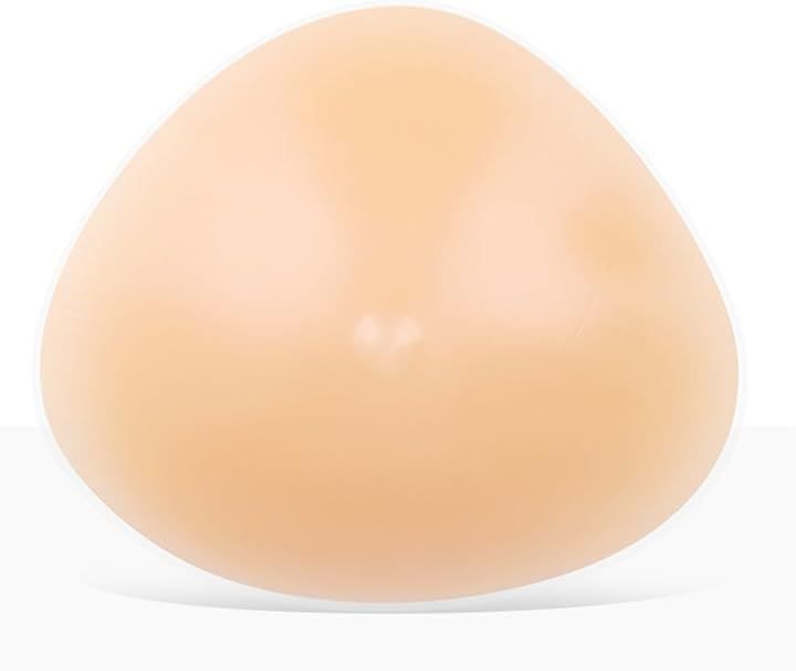 新品Micopuella(ミコプエラ) シリコン 三角型 粘着 貼付式 人工乳房 術後 バスト補正 女装 200グラム x 1(ベージュ 200グラム (x 1))