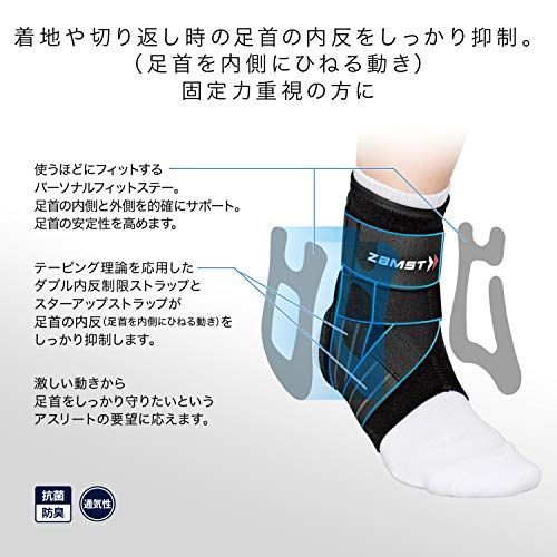 LL_ミドルサポートA1ロング丈_右足 ザムストZAMST 足首